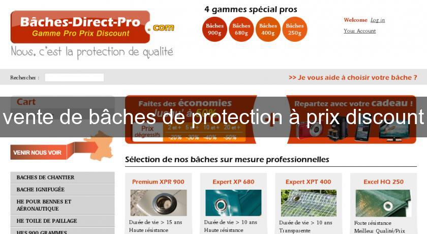 vente de bâches de protection à prix discount