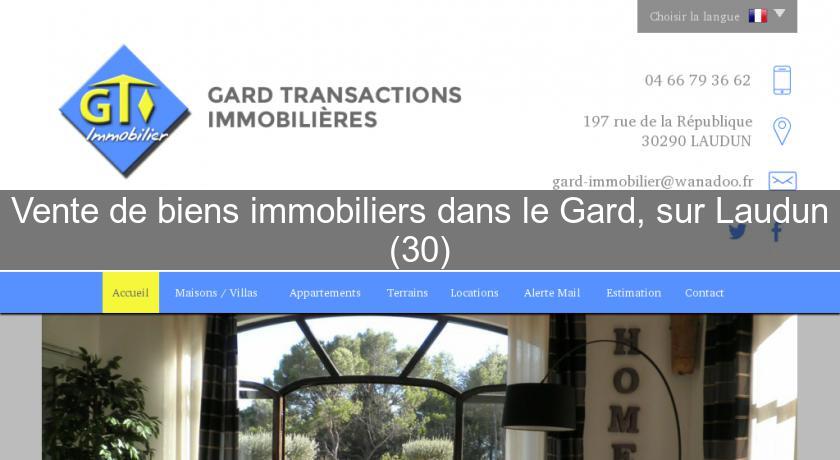 Vente de biens immobiliers dans le Gard, sur Laudun (30) Vente de biens immobiliers dans le Gard, sur Laudun (30)