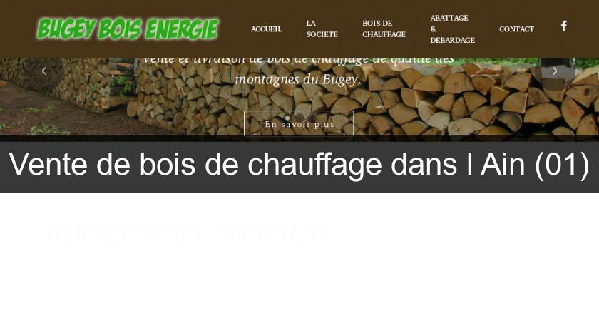 Vente de bois de chauffage dans l'Ain (01)