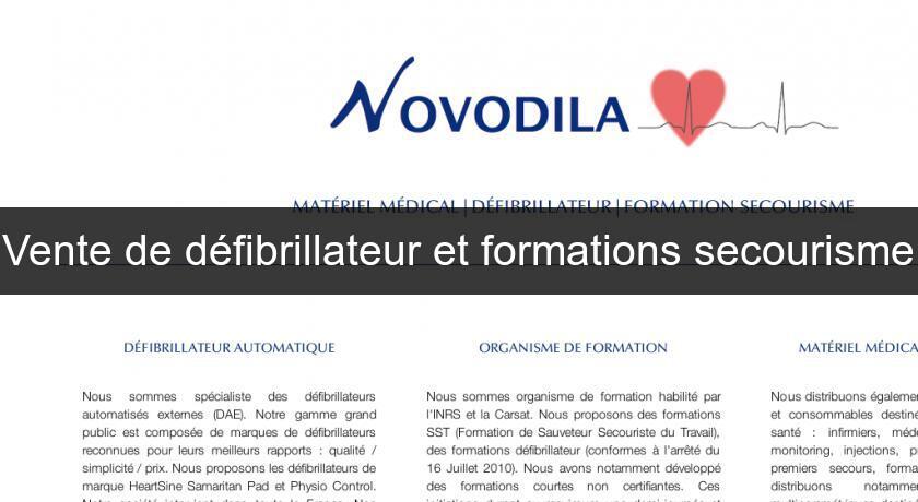 Vente de défibrillateur et formations secourisme Vente de défibrillateur et formations secourisme