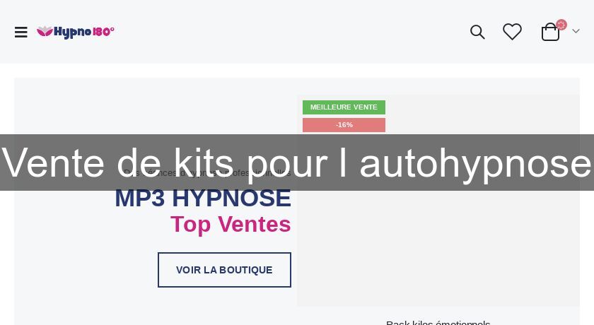 Vente de kits pour l'autohypnose