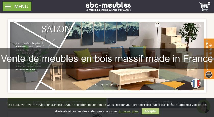 Vente de meubles en bois massif made in France Vente de meubles en bois massif made in France