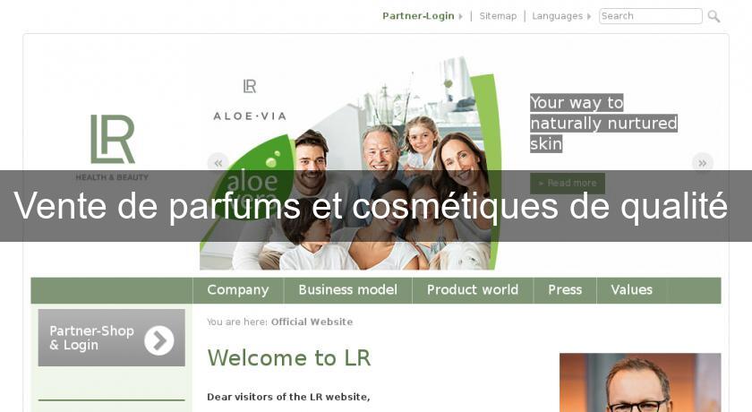 Vente de parfums et cosmétiques de qualité 