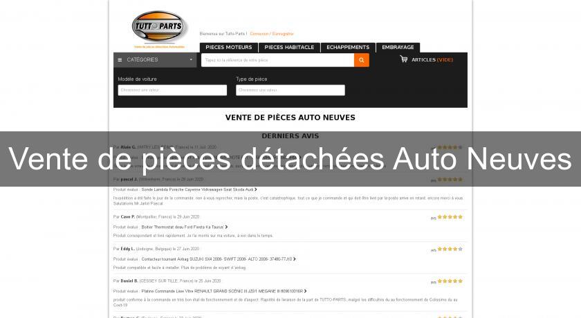 Vente de pièces détachées Auto Neuves Vente de pièces détachées Auto Neuves