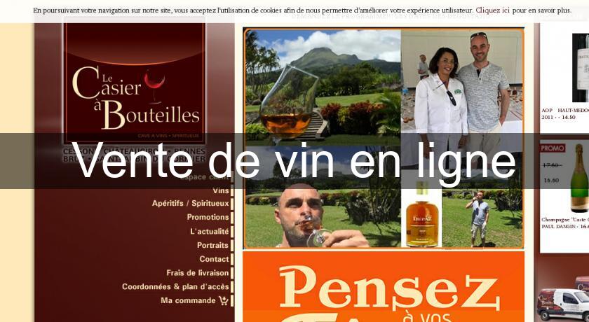 Vente de vin en ligne