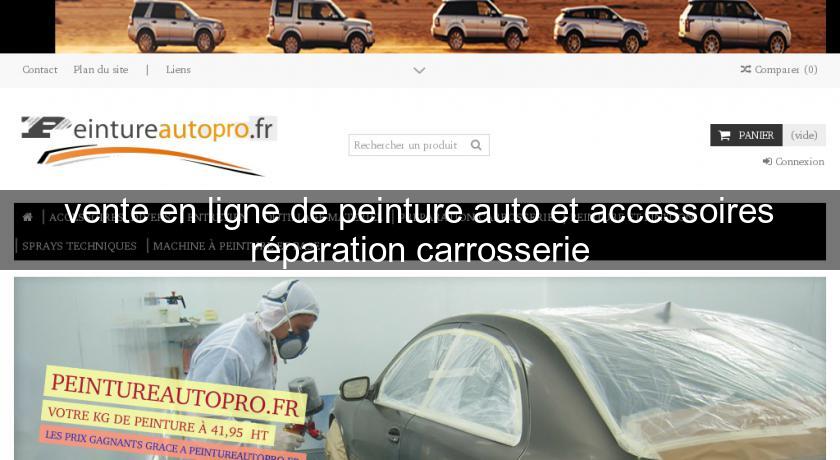 vente en ligne de peinture auto et accessoires réparation carrosserie