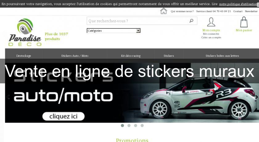 Vente en ligne de stickers muraux Vente en ligne de stickers muraux