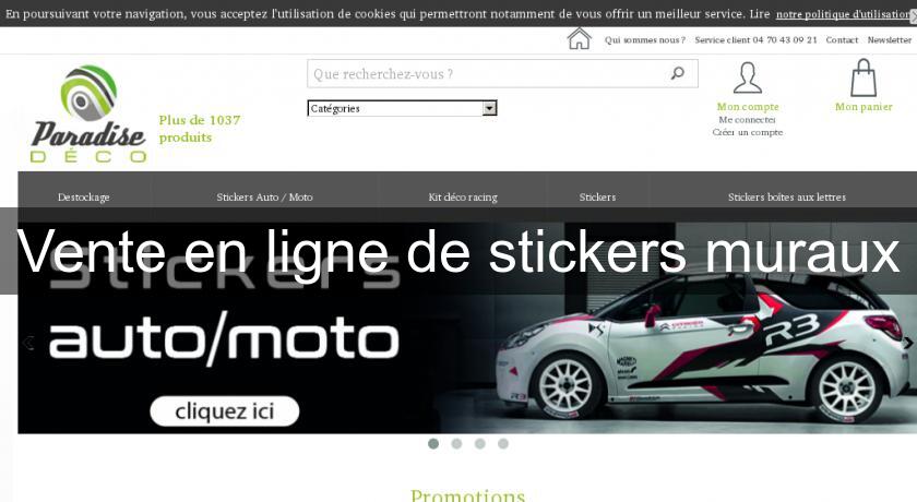 Vente en ligne de stickers muraux