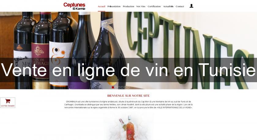 Vente en ligne de vin en Tunisie