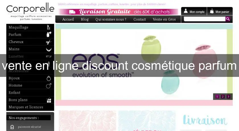 vente en ligne discount cosmétique parfum
