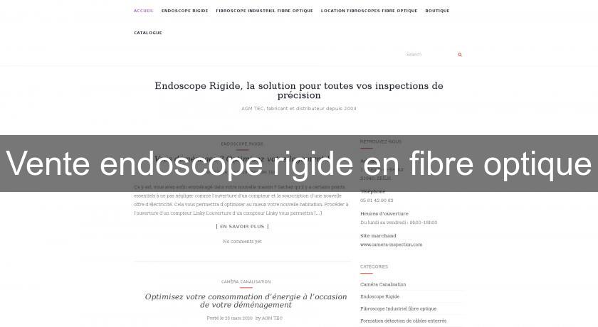 Vente endoscope rigide en fibre optique