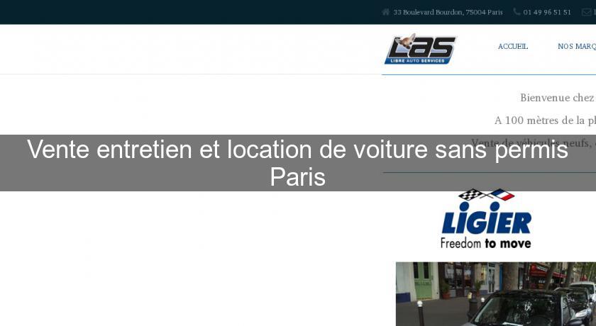 Vente entretien et location de voiture sans permis Paris Vente entretien et location de voiture sans permis Paris