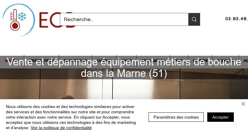 Vente et dépannage équipement métiers de bouche dans la Marne (51)