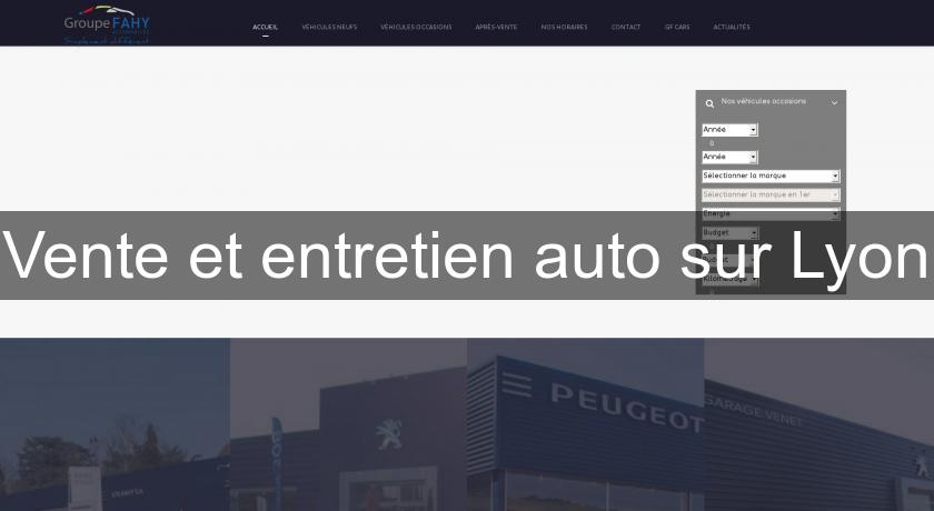 Vente et entretien auto sur Lyon