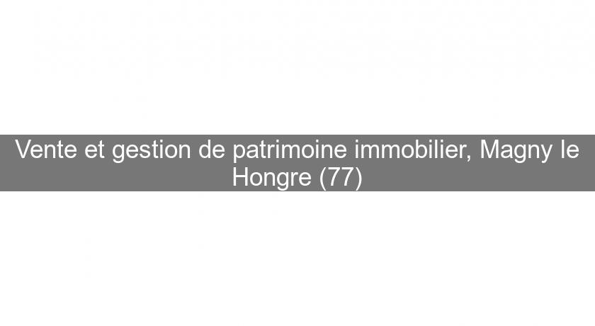 Vente et gestion de patrimoine immobilier, Magny le Hongre (77) Vente et gestion de patrimoine immobilier, Magny le Hongre (77)