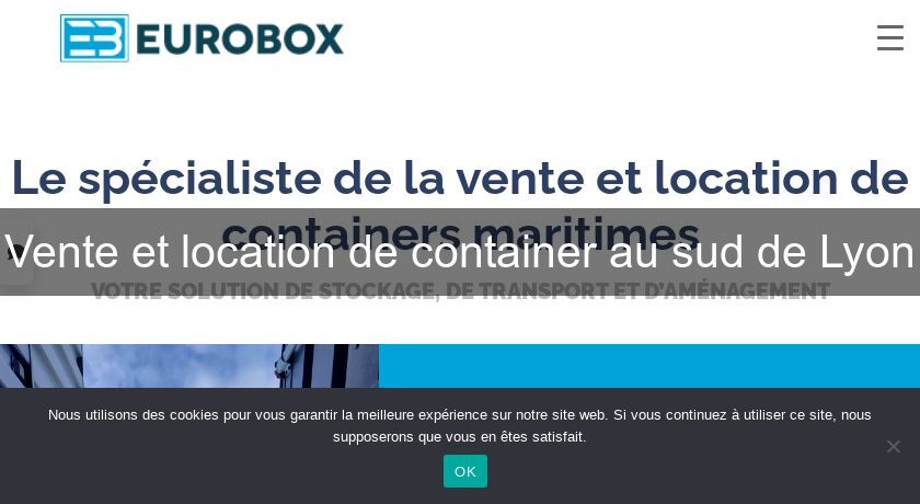 Vente et location de container au sud de Lyon