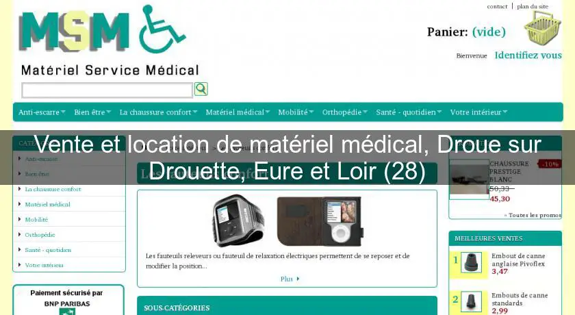 Vente et location de matériel médical, Droue sur Drouette, Eure et Loir (28)