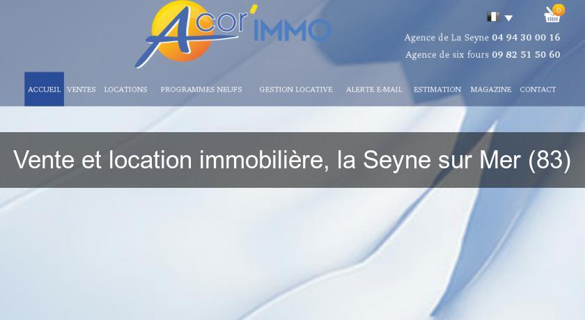 Vente et location immobilière, la Seyne sur Mer (83) Vente et location immobilière, la Seyne sur Mer (83)