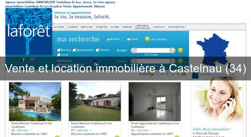 Vente et location immobilière à Castelnau (34)