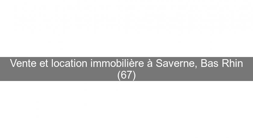 Vente et location immobilière à Saverne, Bas Rhin (67) Vente et location immobilière à Saverne, Bas Rhin (67)