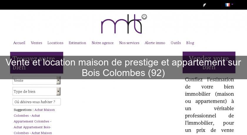 Vente et location maison de prestige et appartement sur Bois Colombes (92) Vente et location maison de prestige et appartement sur Bois Colombes (92)