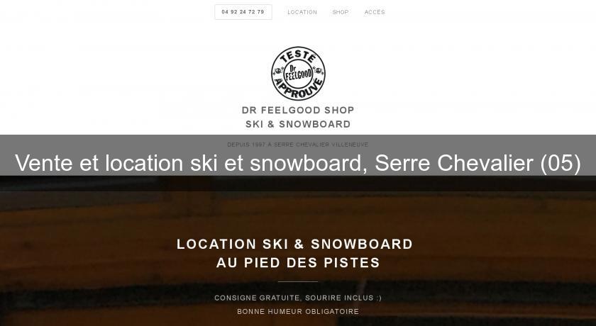 Vente et location ski et snowboard, Serre Chevalier (05)