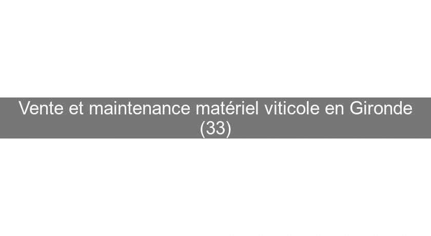 Vente et maintenance matériel viticole en Gironde (33) Vente et maintenance matériel viticole en Gironde (33)