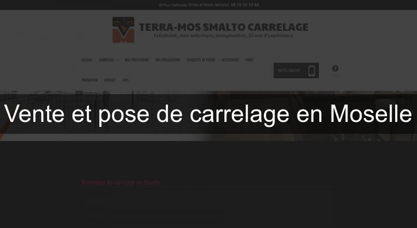 Vente et pose de carrelage en Moselle Vente et pose de carrelage en Moselle