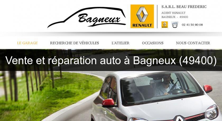 Vente et réparation auto à Bagneux (49400) Vente et réparation auto à Bagneux (49400)