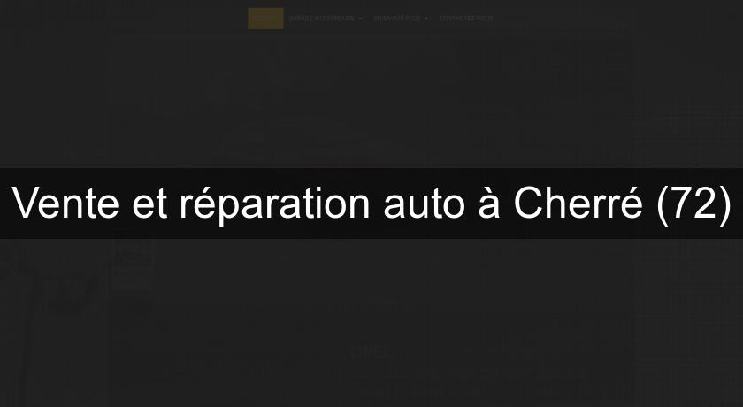 Vente et réparation auto à Cherré (72)