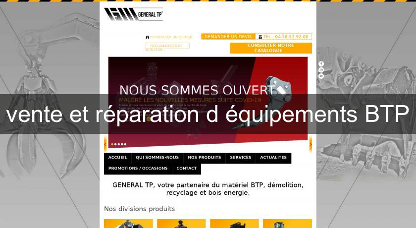 vente et réparation d'équipements BTP vente et réparation d'équipements BTP