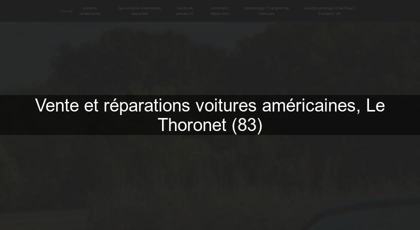 Vente et réparations voitures américaines, Le Thoronet (83)