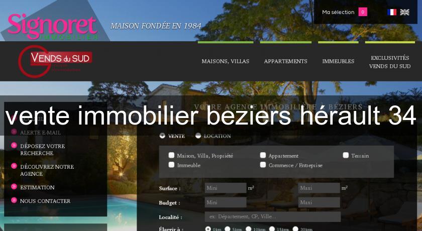 vente immobilier beziers hérault 34 vente immobilier beziers hérault 34