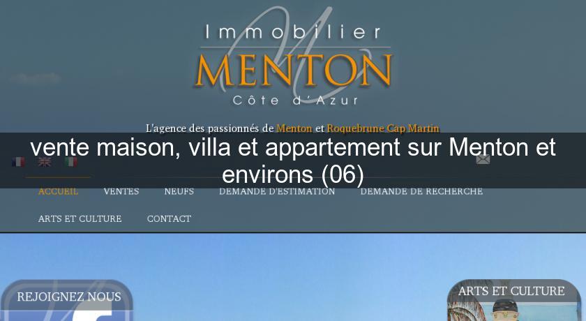 vente maison, villa et appartement sur Menton et environs (06) vente maison, villa et appartement sur Menton et environs (06)