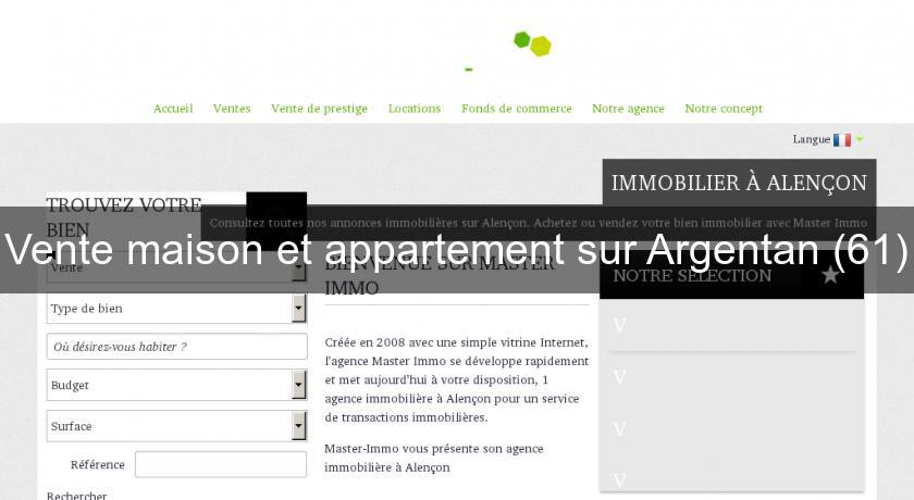 Vente maison et appartement sur Argentan (61) Vente maison et appartement sur Argentan (61)