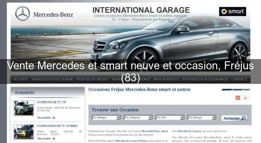 Vente Mercedes et smart neuve et occasion, Fréjus (83)