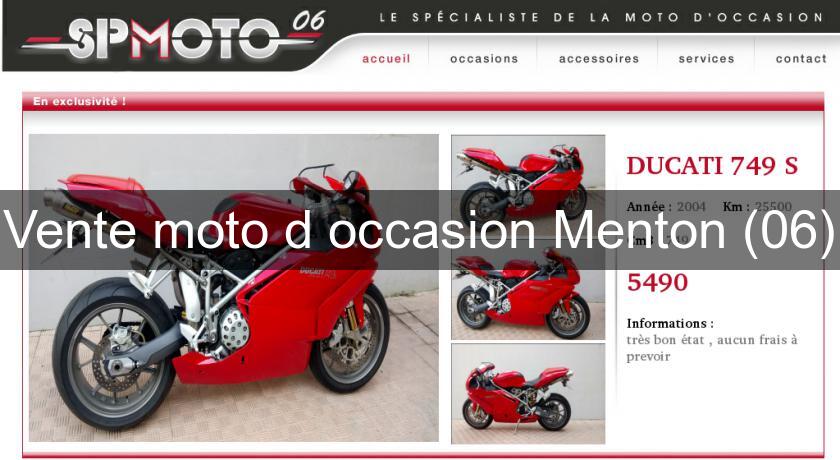 Vente moto d'occasion Menton (06)