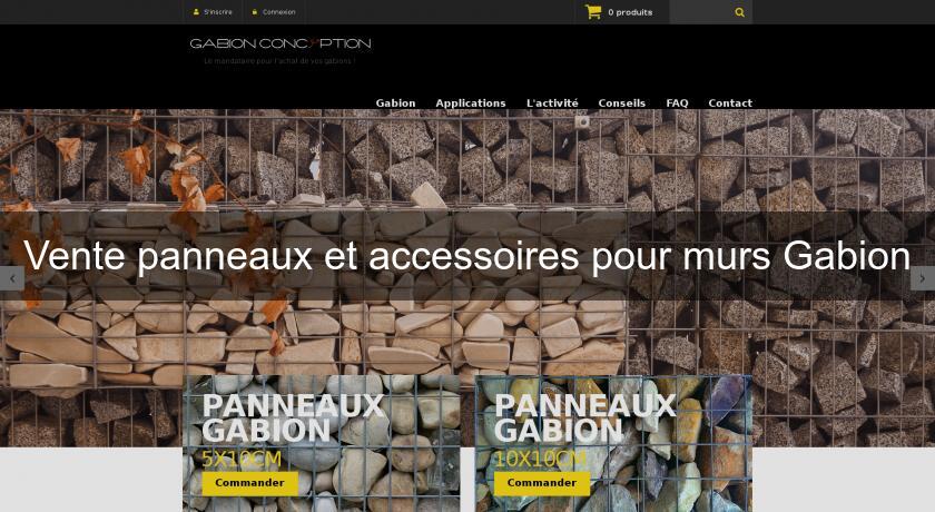 Vente panneaux et accessoires pour murs Gabion