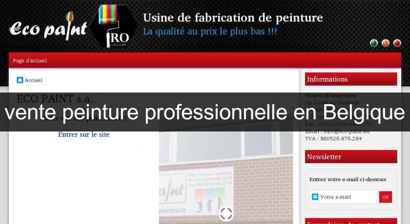 vente peinture professionnelle en Belgique vente peinture professionnelle en Belgique