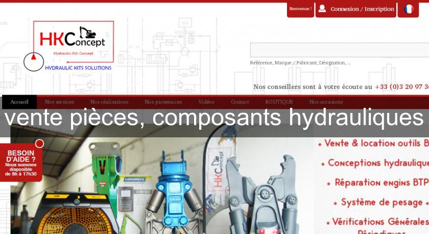 vente pièces, composants hydrauliques vente pièces, composants hydrauliques
