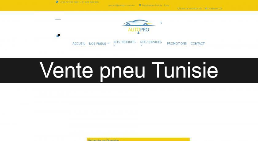Vente pneu Tunisie