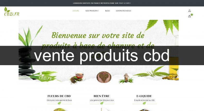 vente produits cbd