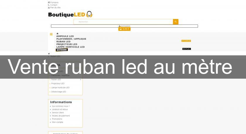 Vente ruban led au mètre 