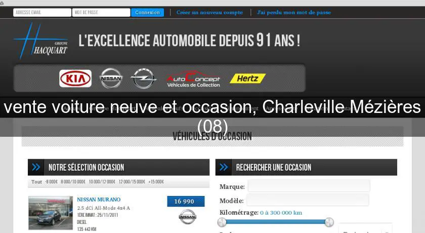 vente voiture neuve et occasion, Charleville Mézières (08)