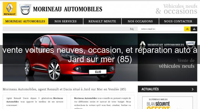 vente voitures neuves, occasion, et réparation auto à Jard sur mer (85)