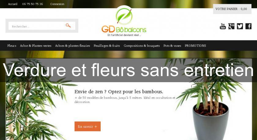 Verdure et fleurs sans entretien Verdure et fleurs sans entretien