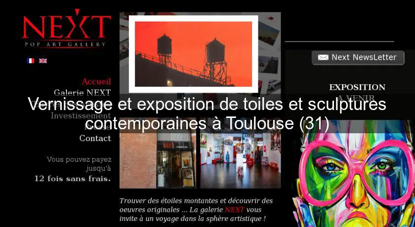 Vernissage et exposition de toiles et sculptures contemporaines à Toulouse (31)