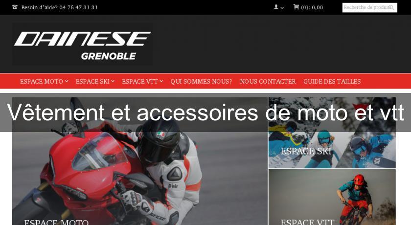 Vêtement et accessoires de moto et vtt