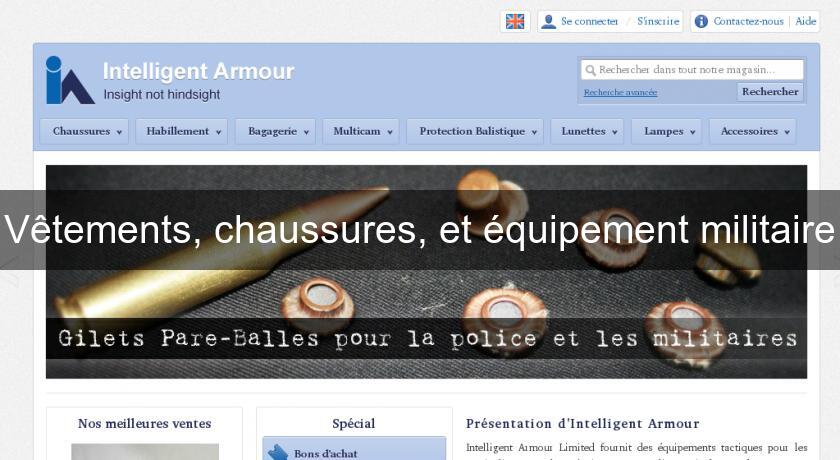 Vêtements, chaussures, et équipement militaire Vêtements, chaussures, et équipement militaire