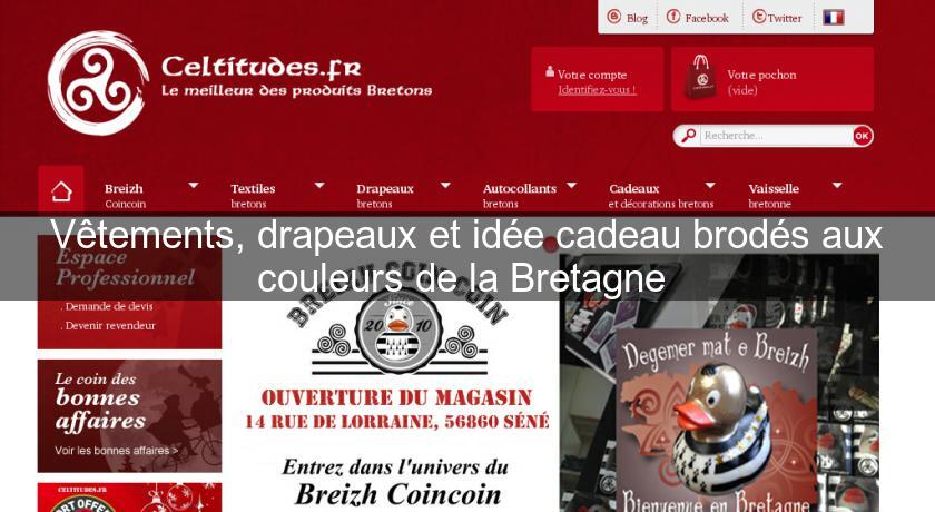 Vêtements, drapeaux et idée cadeau brodés aux couleurs de la Bretagne Vêtements, drapeaux et idée cadeau brodés aux couleurs de la Bretagne